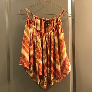 Flowy Orange Jessica Simpson Top